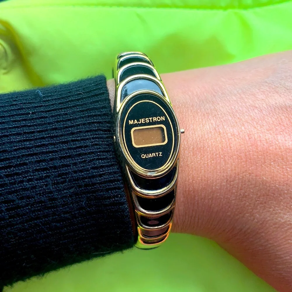 Majestron quartz digital watch band ladies.‎ Vintage.